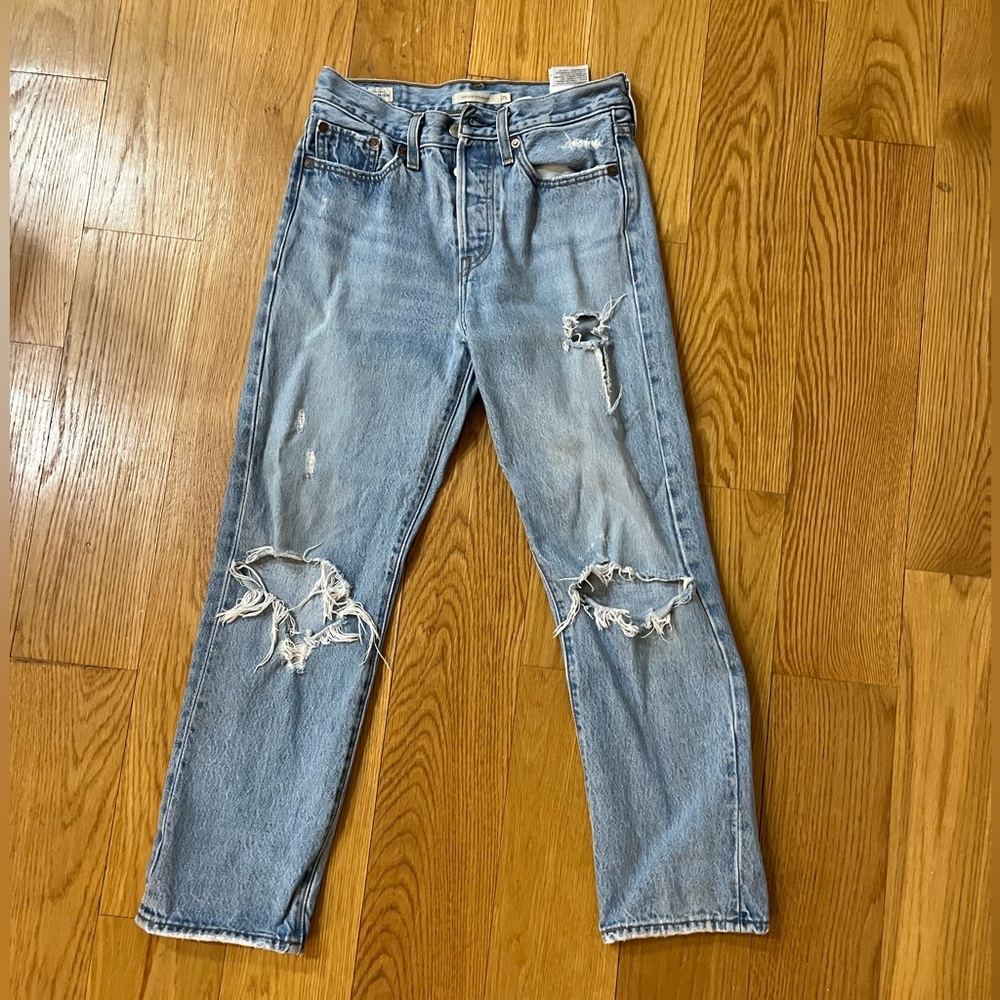 Levi Wedgie Straight Jeans